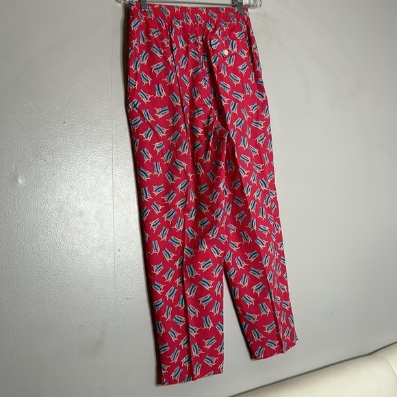 Vintage David brooks cotton two piece Barbie beach chair print set women’s 12 - Picture 7 of 9